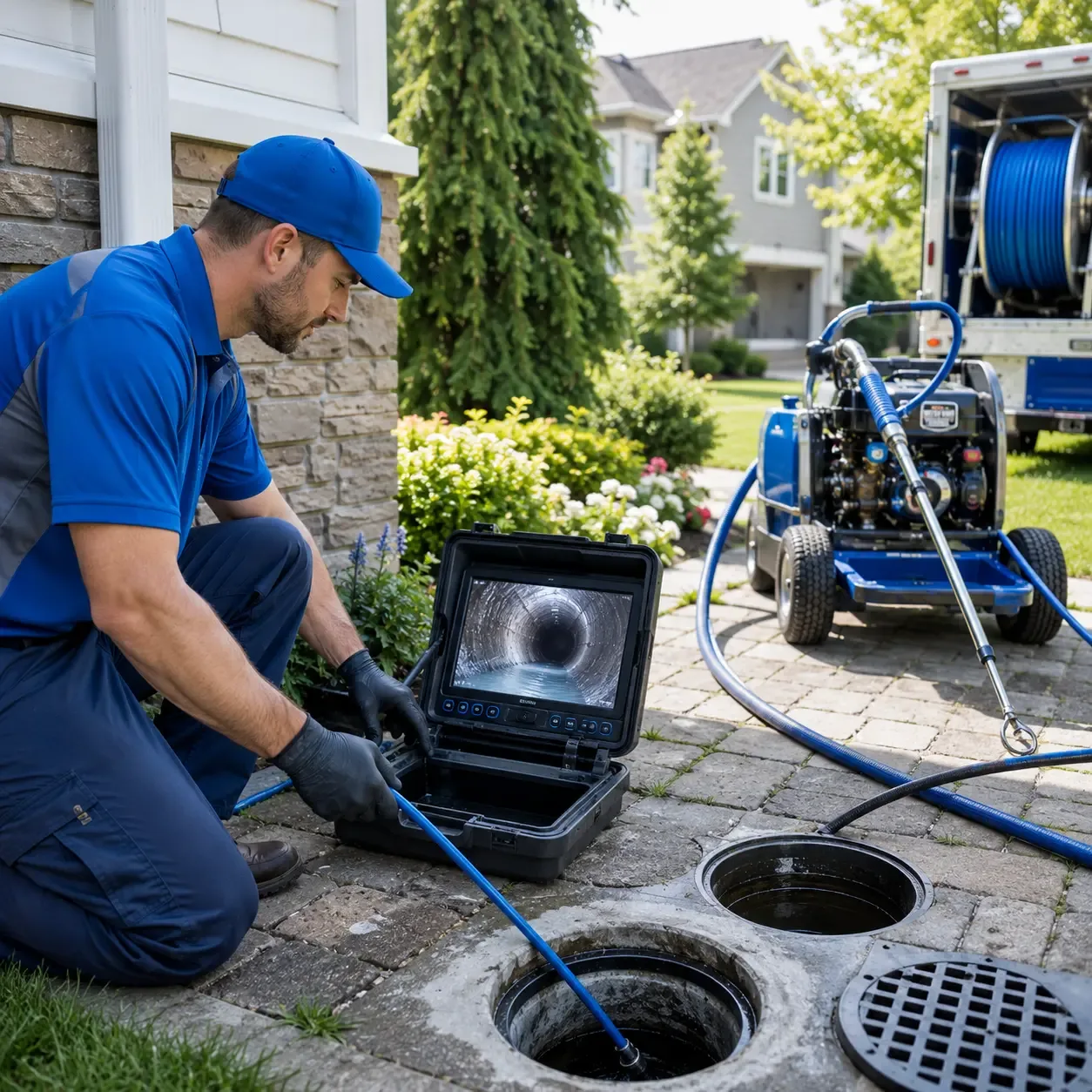 Outdoor drain cleaning professionals serving New Middletown, IN